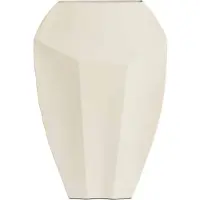 Light & Living Vaas Cordoba - Wit - 30x13x45cm - Metaal - Modern - Bloemenvaas - Woondecoratie - Decoratieve vaas voor woonkamer of slaapkamer