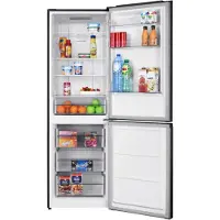 Inventum KV1840B No Frost energiezuinige koel-vriescombinatie - 184 cm hoog - 327 liter - Superkoelen - Supervriezen - Energielabel C - Vrijstaand - Zwart