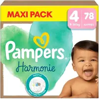 Pampers Harmonie Luiers Maat 4 (9-14kg) 78 Stuks