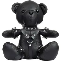Rimba - Zwart Lederen BDSM Teddybeer