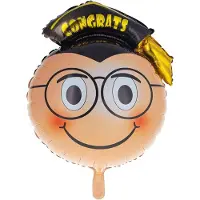 Funny fashion Folieballon Congrats – geslaagd – 52,5 x 46 cm.