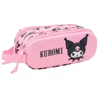 Hello Kitty - Kuromi 3D Dubbele Etui, Premium kwaliteit, geïnspireerd door Hello Kitty