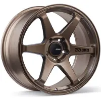 ENKEI T6R 18x8 45mm Offset 5x100 Bolt Pattern 72.6 Bore Matte Bronze Wheel