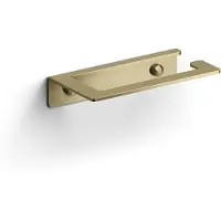 Clou Fold toiletrolhouder zonder klep, goud geb. PVD