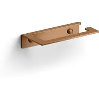 Clou Fold toiletrolhouder zonder klep, brons geb. PVD