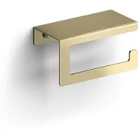 Clou Fold toiletrolhouder met cover, goud geb. PVD