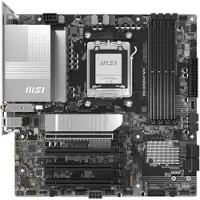 MSI 7E71-001R Moederbord Socket AMD AM5 Vormfactor Micro-ATX Moederbord chipset AMD B850