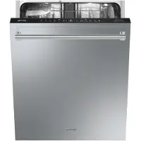Smeg Onderbouw vaatwasser Vaatwasser, Classici, Onderbouw, 60 cm, Aantal couverts: 13, Roestvrij staal, C