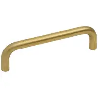 Beslag Design Bolmen Handle 10,4 Cm Untreated - Knoppen en deurgrepen Onbehandeld Messing Brass - 336905-11