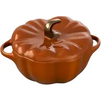 Staub pompoen pannetje van aardewerk 0,7 l kaneel