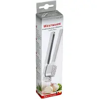 Westmark Knoflookpers, compact, lengte: 15,2 cm, aluminium, Biopress, zilver, 30102260
