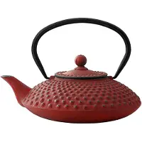 Bredemeijer Asia Jing theepot 1,25 liter gietijzer rood