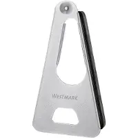 Westmark Multi-opener met rubberen band, pot-, blik- en flesopener, lengte: 17 cm, staal/rubber, Twist, zilver, 10502270