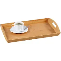 Kesper Dienblad Rechthoekig - FSC Bamboe MDF Hout - Afm. 48 x 31 x 5.5 cm