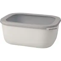 Mepal - Multikom Cirqula vershouddoos - 3000 ml - Rechthoekig - Nordic white