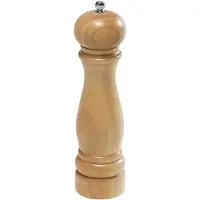 Kesper Pepermolen Rubberhout - Ø5.5 Hoogte: 22 Cm - Zoutmolen of kruidenmolen