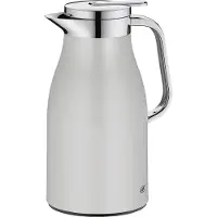 Alfi Skyline Schenkkan 1L Silverlining Lichtgrijs Metaal-Glas