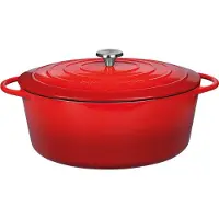 Küchenprofi braadpan, ovaal, 33 cm, klassiek rood, artikelnummer 402000433, EAN 4007371070737