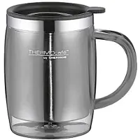 Thermos TC bureaubeker rookgrijs mat 0,35 l