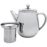 Bredemeijer Dubbelwandige Theepot Duet Eva 1,1L RVS Glanzend