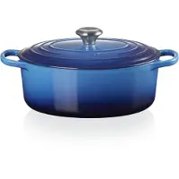 Le Creuset Braadpan Ovaal Signature 'Azure' Ø29cm / 4.7L