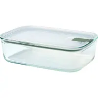 Mepal EasyClip glazen vershouddoos 1500 ml - Nordic sage - mealprep bakje