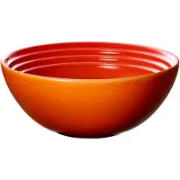 Le Creuset Signature diep bord 16 cm Oranjerood