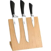 Kesper FSC Messenblok Magnetisch - Messenmagneet Zonder Messen - FSC Bamboe Houten Messenhouder - Magnetische Messenopberger - Afm. 23 x 13 x 20 Cm.