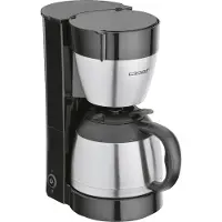 Cloer 5009 Koffiezetapparaat + Thermoskan - Zwart/RVS