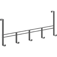 Metaltex deurkapstok 38x15x4.5 cm zwart
