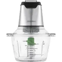 Gastroback Ontwerp Mini Chopper Plus, Foodprocessors, Zilver, Transparant