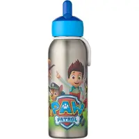 Mepal Isoleerfles flip-up Campus - 350 ml - 12 uur koud / 4 uur warm - Drinkfles met rietje voor kinderen - Paw Patrol