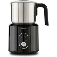 Caso Crema & Choco Black Melkopschuimer – 4 functies – 500W – 250 ml melkschuim / 350 ml warme melk – Zwart/RVS
