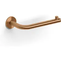 Clou Kaldur toiletrolhouder, L-vorm, zonder klep, brons geb. PVD