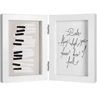 Henzo Piano Photoframe 2x 10X15 Wit