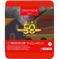 Caran d'Ache Neocolor II Aquarelle 50 Years Dark 10-set