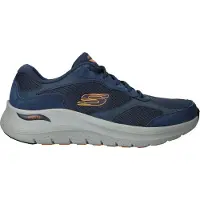 SKECHERS Skechersvoor mannen. 232702 Arch Fit 2.0 The Keep marine schoenen (43), Plat, Veters, Casual, Marineblauw