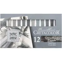 Cretacolor Pastelkrijtjes Hard Grijstinten 12-delig