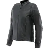 Dainese Itinere Dames Donkerrood Leren Motorjas Maat 42