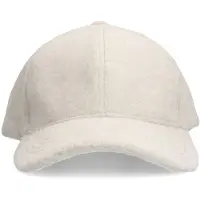 Manfield - Heren - Grijze stoffen pet - Maat 1