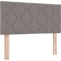vidaXL Hoofdbord Taupe Stof