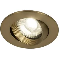 Lumidora Inbouwspot 74846 - DALLAS - GU10 - Goud - Messing (kleur) - Metaal - ⌀ 8.5 cm