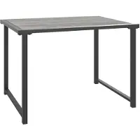 vidaXL Tuintafel 55x40x37 cm staal antracietkleurig