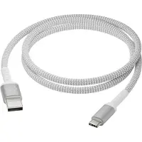 Bramante - Re-Charge Pro Braided Cable - USB-A to USB-C, 1.2m - White