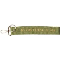 Clayre & Eef Sleutelhanger 20 cm Groen Synthetisch