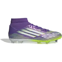 Adidas Voetbalschoen 'F50 League' lichtgroen / donkerlila / offwhite
