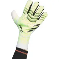 Adidas Predator Pro Fingersave Keepershandschoenen Neongeel Wit Zwart