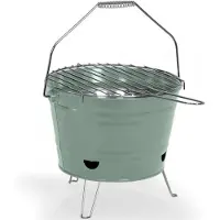 Livoo Draagbare houtskoolbarbecue - Livoo - DOC327V - Groen - Lichtgewicht - Opvouwbaar - Gemakkelijk s...