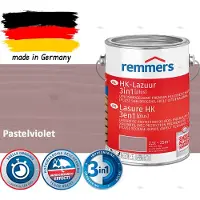 Remmers HK Lazuur 3-in-1 [plus] Pastelviolet - Premium Houtbeits voor Buiten | Transparant, Sneldrogend, Oplosmiddelarm | 2,5Liter