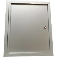 VASP Brievenbusdeur - Aluminium - 42x50 Cm - Slot